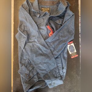 Grizzly Mountain Men's Blue Flannel